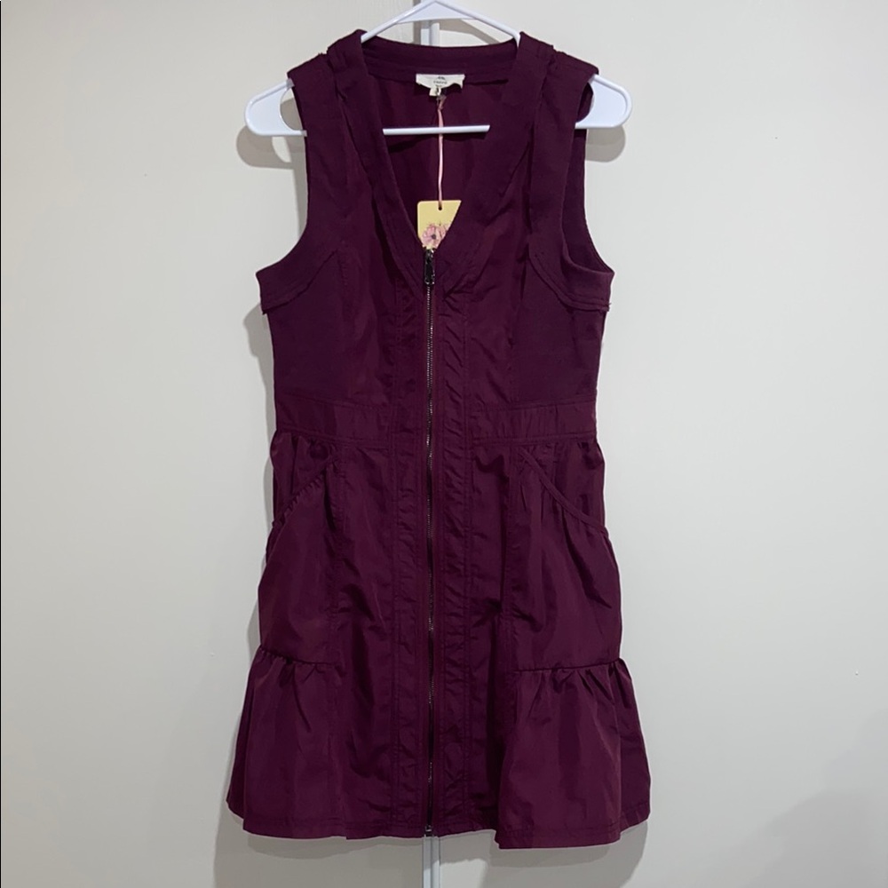 Entro Plum V-Neck Top